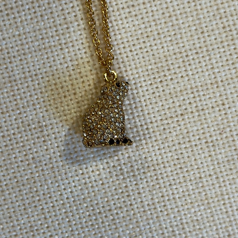 Kate spade polar bear necklace